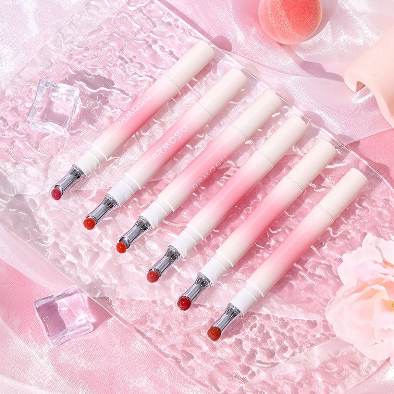 ARMOSU Glossy Lip Gloss - Moisturizing And Non-Fading Lip Glaze - Long-Lasting Color with Low Saturation, a Fall And Winter Bestseller, Creates a Plump And Sophisticated Lip Look, Available in Six Popular Shades - Perfect for