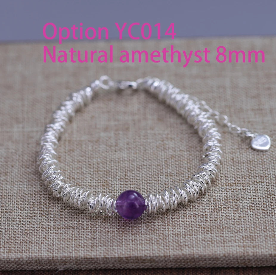 VENTFILLE 925 Sterling Silver Butterfly Bracelet for Girl Bead String Design Insect Fashion Versatile Jewelry Gift Dropshipping