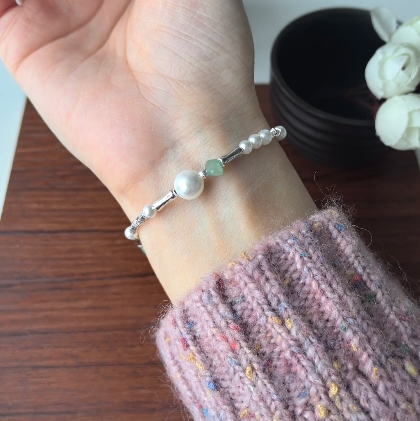 VENTFILLE 925 Sterling Silver Butterfly Bracelet for Girl Bead String Design Insect Fashion Versatile Jewelry Gift Dropshipping