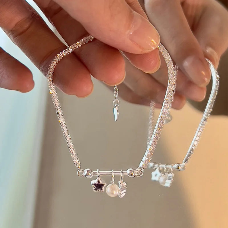 VENTFILLE 925 Sterling Silver Butterfly Bracelet for Girl Bead String Design Insect Fashion Versatile Jewelry Gift Dropshipping